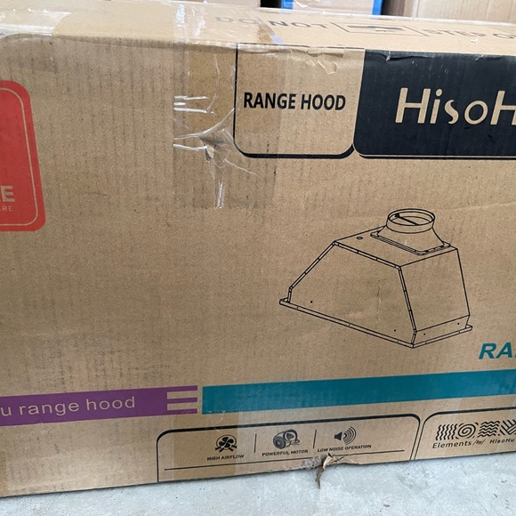 30 inch Built-in Range Hood 900 CFM, HisoHu Ducted/Ductless Stainless Steel - Picture 1 of 4